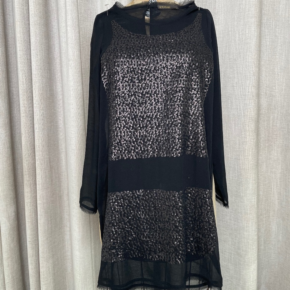 Supertrash Sequin~Sheer Dress size 36